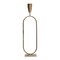 Small Gold Iron Trumpet Taper Holder Candle Holder Candlestick Everyday Decor 20.5 in H x 5.75 in L x 4.75 in W